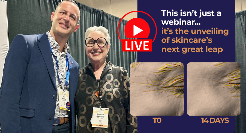 Industry pioneer Rebecca Gadberry, 'The Educator', (right) and biotech leader Tony Abboud, 'The innovator' (left).