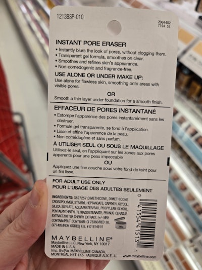 Maybelline Baby Skin Pore Eraser Primer