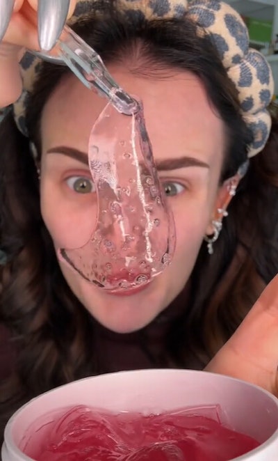 COSRX's Peptide Collagen Hydrogel Eye Patch, highlighted by creator Mikayla Nogueira