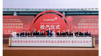 Clariant celebrated its care chemicals expansion at Daya Bay, strengthening the company's position in China.