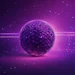 Purple Tech Sphere Illustration By Roelmi