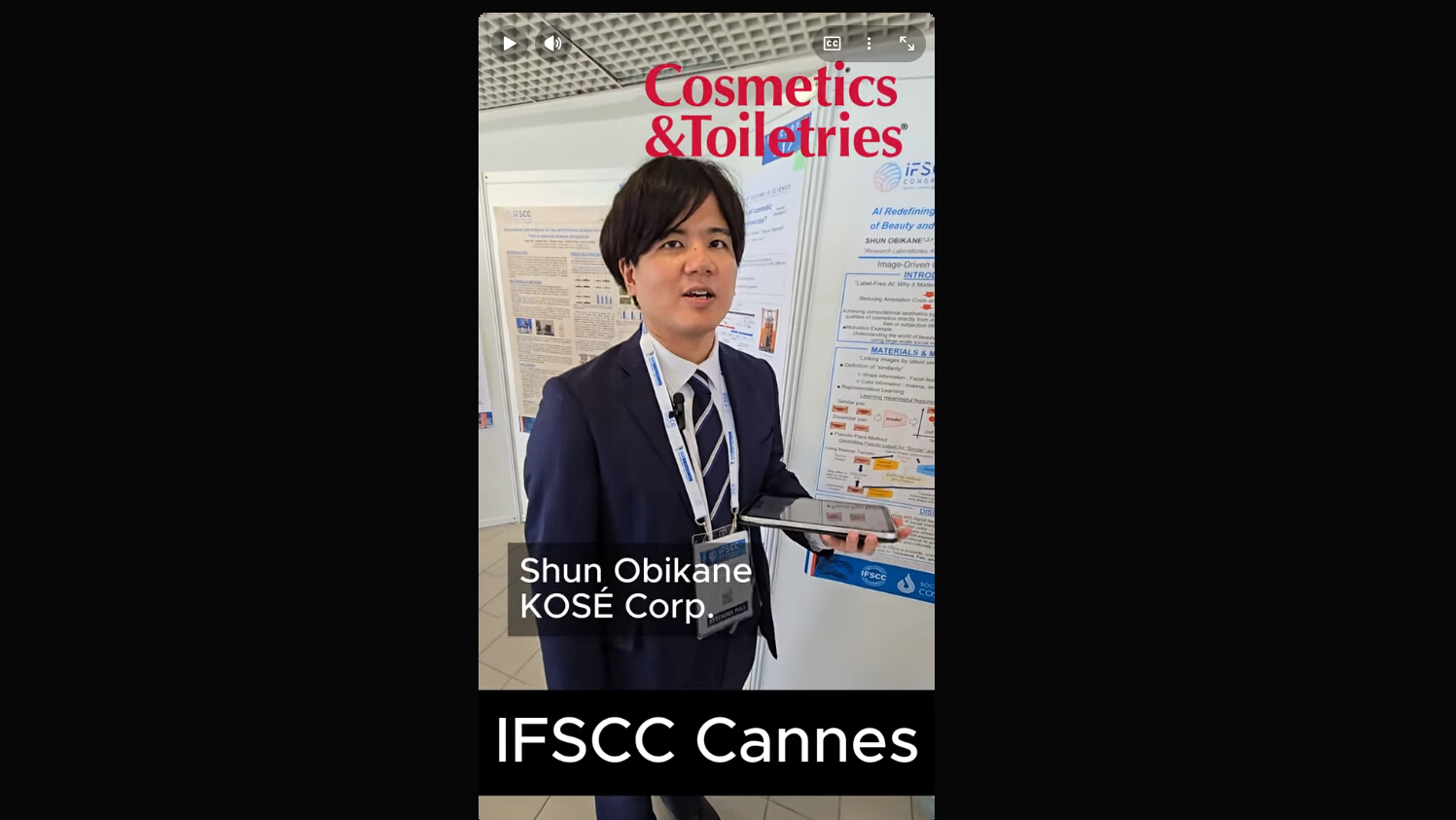 Shun Obikane Kose Corp Ai Ifscc 2025 Poster