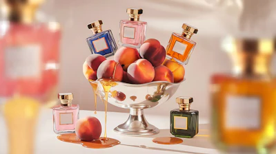 Fruit notes are often used in gourmand fragrances to blend scent and taste.
