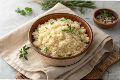 Fonio is rich in protein, fiber, iron and essential amino acids.