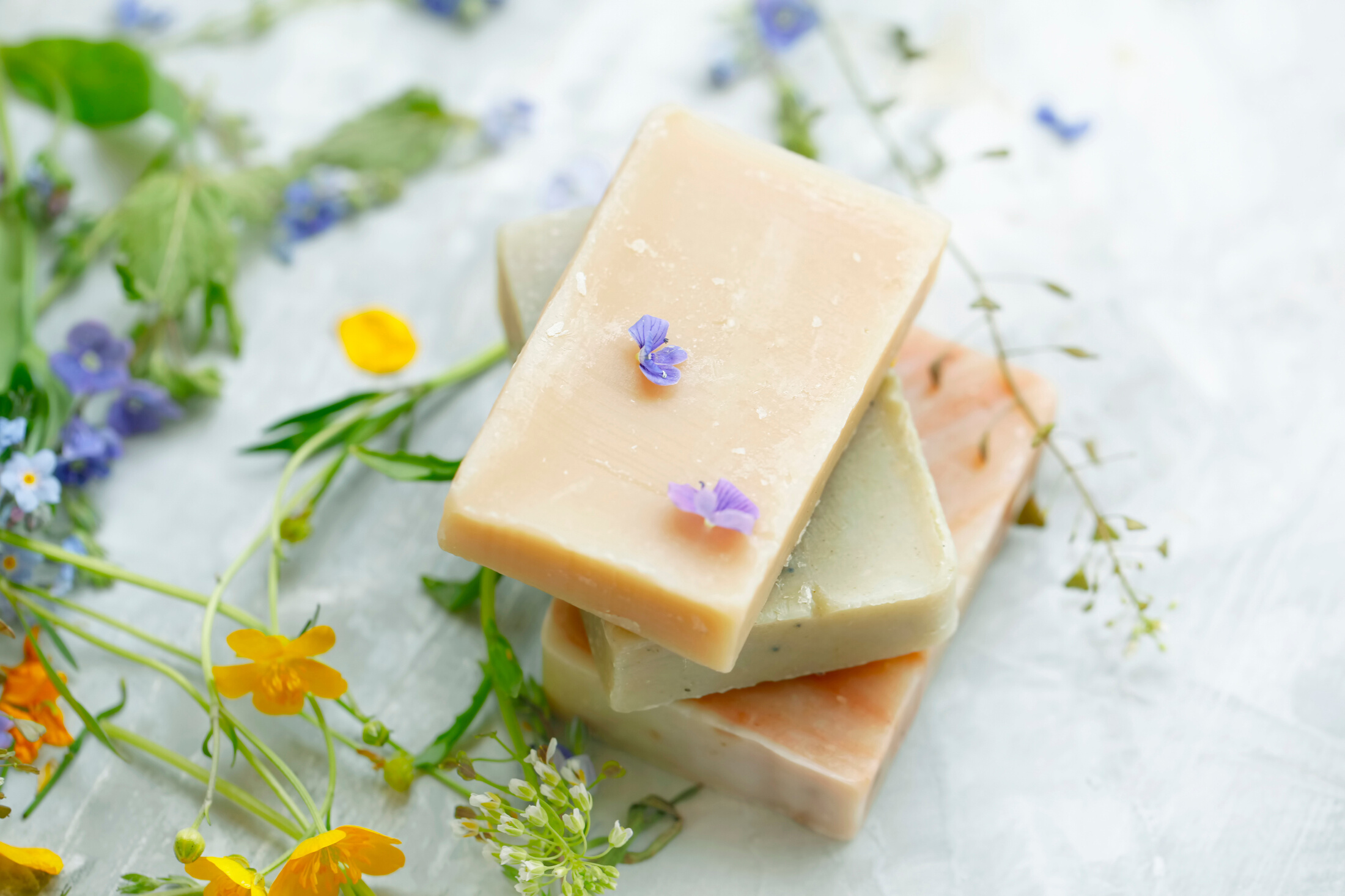 Handmade Soap Flowers Indie Beauty Concept Adobe Stock 279521100