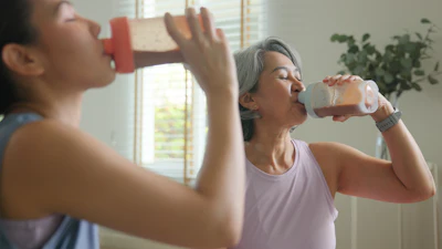 Protein has historically been positioned as powerful and action-oriented, building muscle, repairing tissue and supporting recovery. Its benefits are tangible and immediate, making it an easy sell for weight management and fitness.