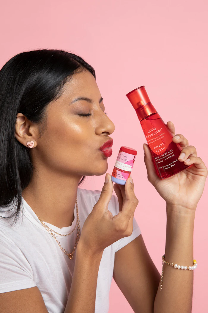 Good Chemistry has launched solid perfumes for $9.99 at Target. The alcohol-free, skin-loving formula&mdash;enriched with cocoa butter and jojoba oil&mdash;is designed specifically for pulse-point layering and on-the-go refreshes.