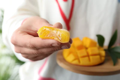 A range of hexyl hexanoate levels provide interesting effects in mango flavors. My preference is at the higher end of the range, around 1,000 ppm.