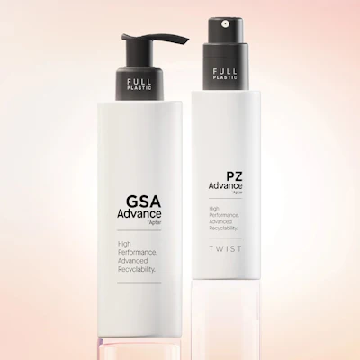 Aptar's newly launched Advance Collection introduces two omnichannel-ready dispensing formats—the GSA Advance pump and PZ Advance spray pump—while the new HDP platform expands options for high-dose applications with what is claimed to be the shortest stack height currently available in the category.