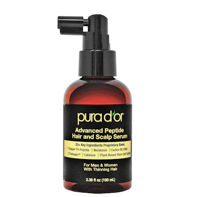 Pura D'or Advanced Peptide Hair & Scalp Serum Bottle Only