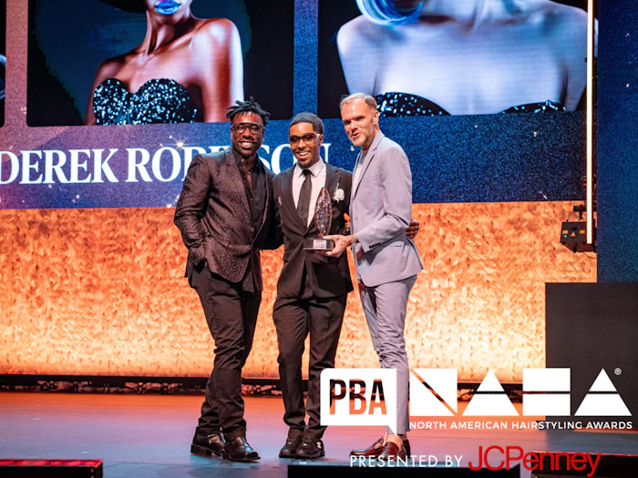 NAHA Student Stylist of the Year winner Derek Robinson